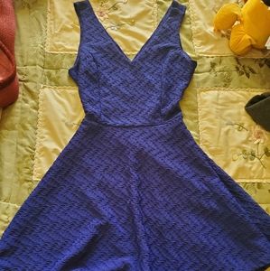 Blue dress casual